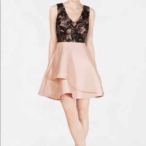 Black and Nude/Pink BCX cocktail dress